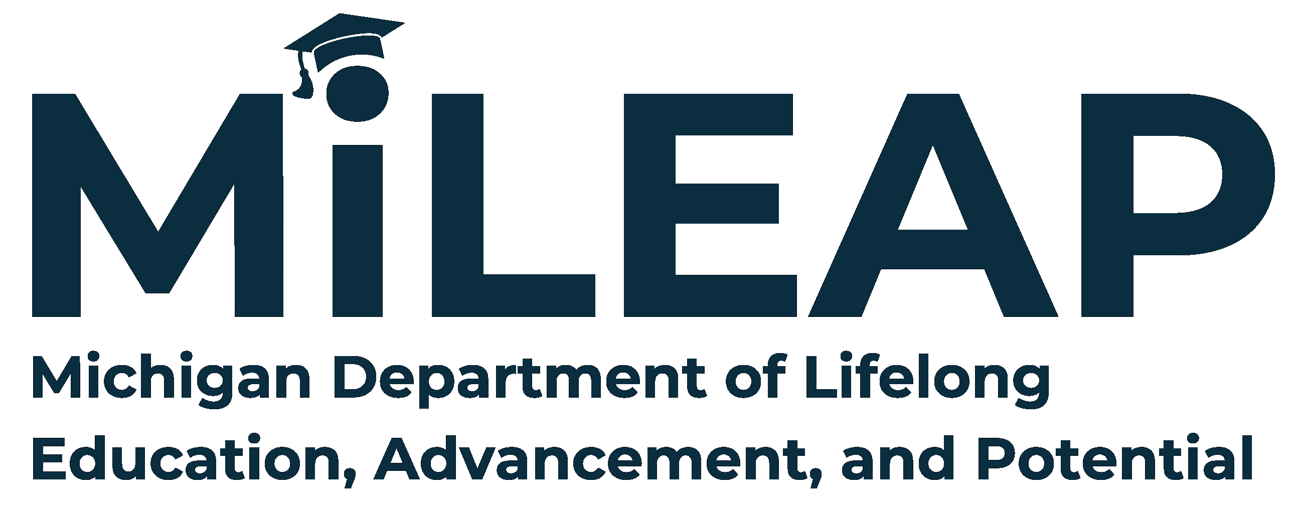 Michigan Department of Lifelong Education, Advancement and Potential (MiLEAP) Logo